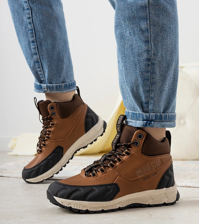 Braune Trekking-Schuhe Big Star Ivanna
