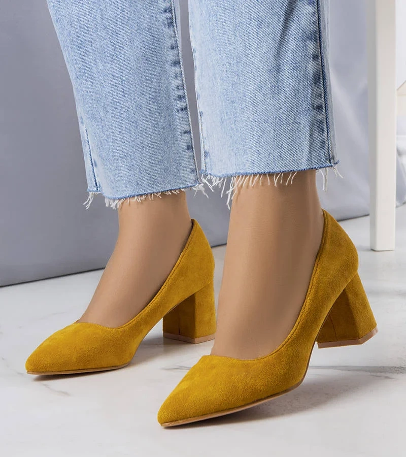 KLASSISCHE DAMENSCHUHE STÖCKELSCHUHE PUMPS NE03P BEIGE