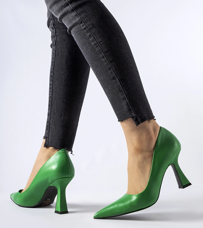 KLASSISCHE DAMENSCHUHE STÖCKELSCHUHE PUMPS NE03P BEIGE