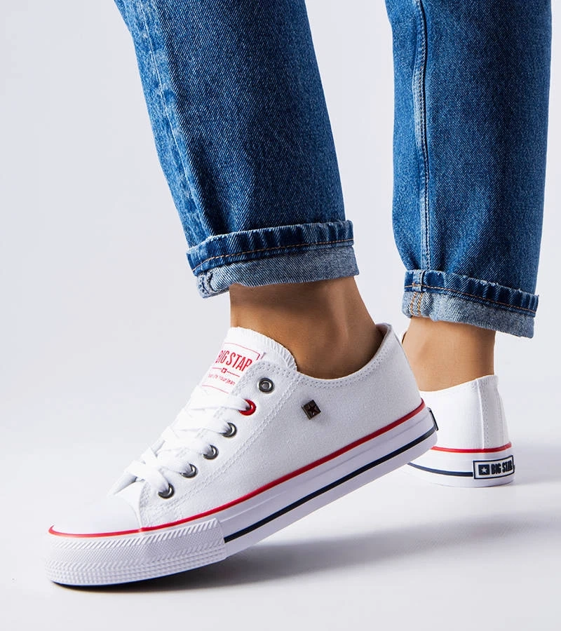 Weiße klassische Sneaker Big Star T274022101