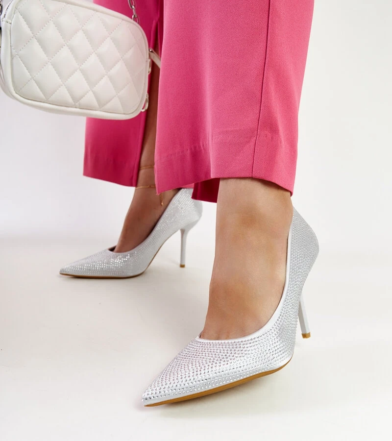 Lienas silberne High Heels