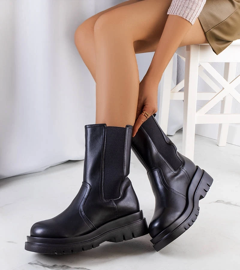 Schwarze Damen Stiefeletten Ardenza