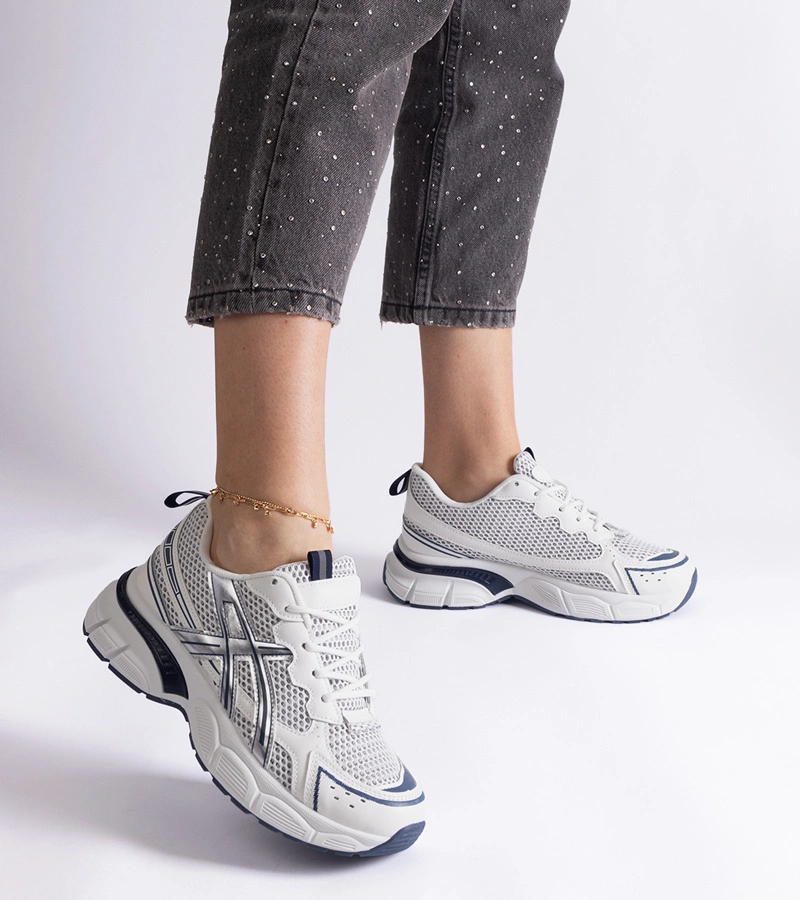 Blaue sportliche Damen-Sneaker Ondina