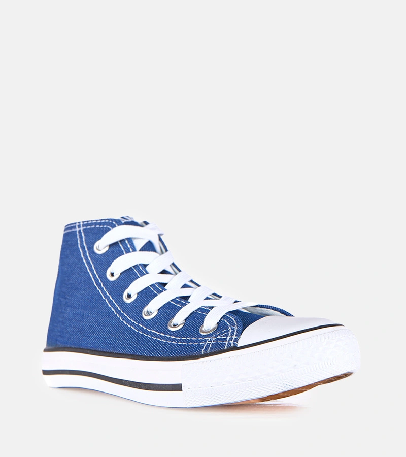 Blaue Kinderknöchelturnschuhe Frenis