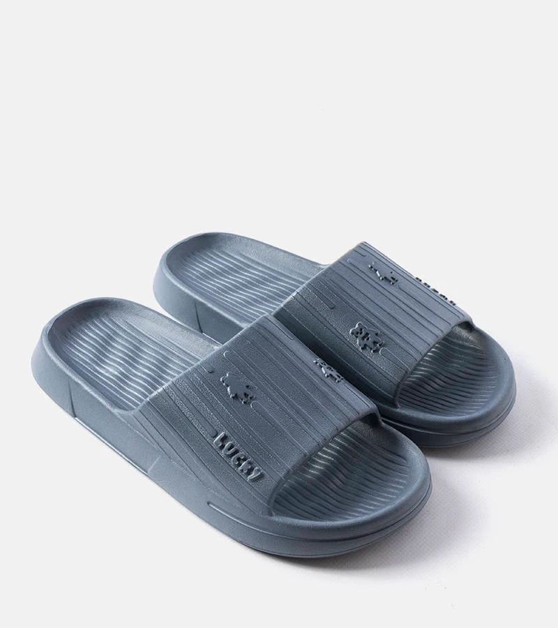 Graue Herren Pantoletten Davet