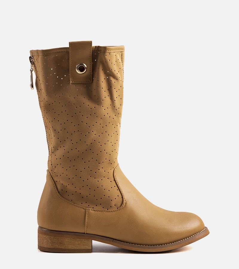 Braune Kinderstiefeletten Zulik