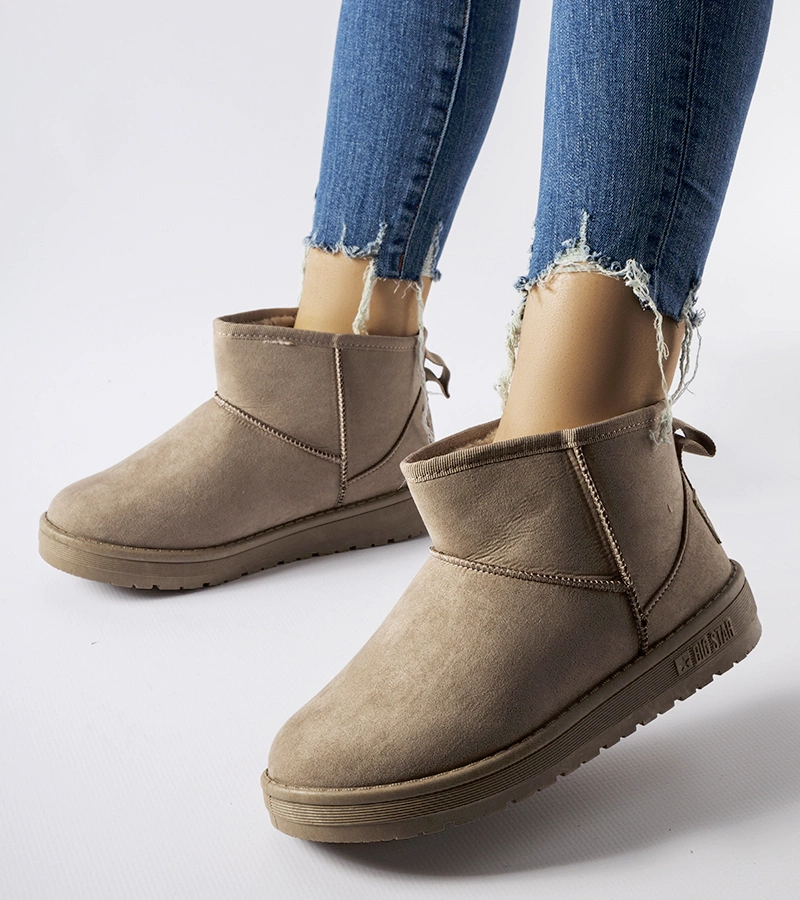 Beige Damen Schneestiefel Big Star KK274294