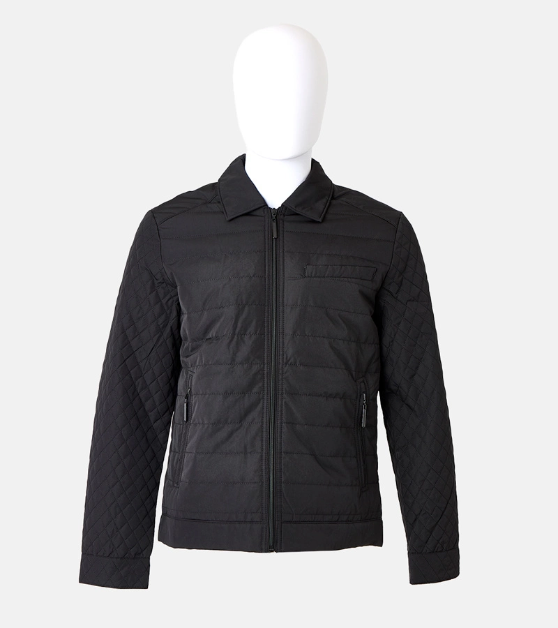 Schwarze Herren Windjacke Boulé 22M29-392 BLACK