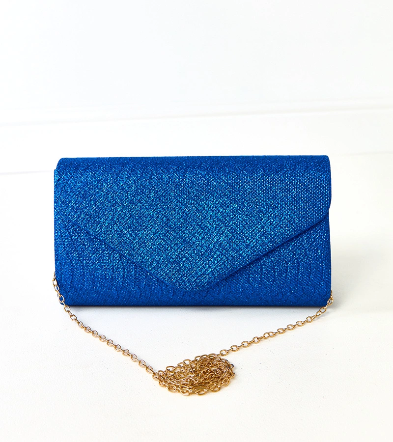 Blaue Umschlagtasche Circle