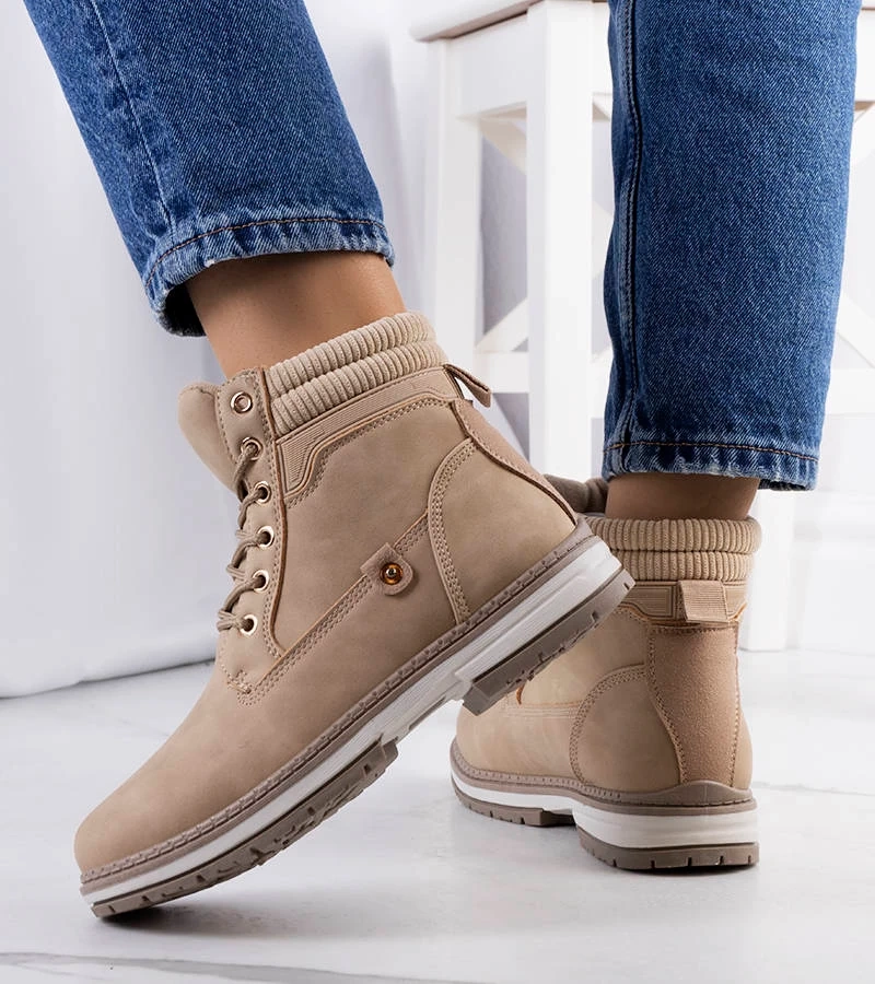 Braune Damen-Trapperschuhe von Enines