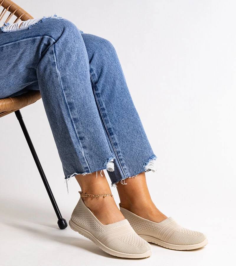 Beige Shalha Slip-On Sneaker