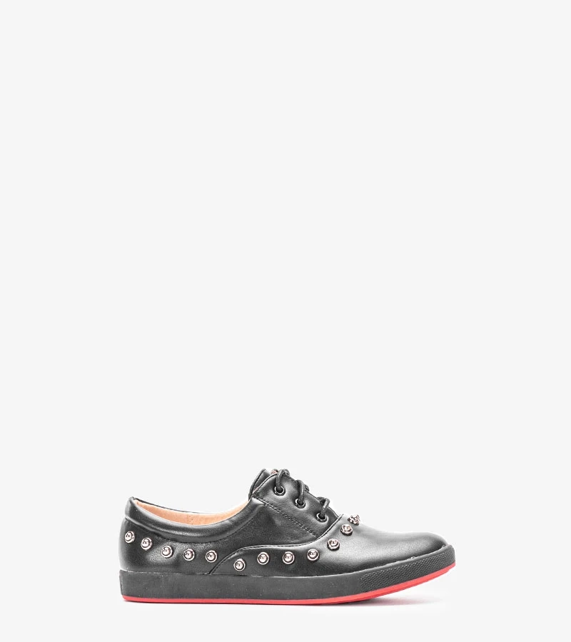 Schwarze Kinder-Turnschuhe von Kooi