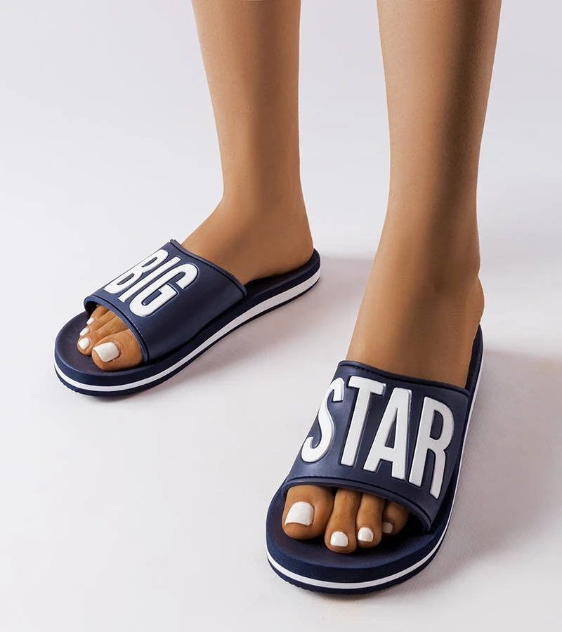 Big Star JJ274A323 Marineblaue Flip-Flops