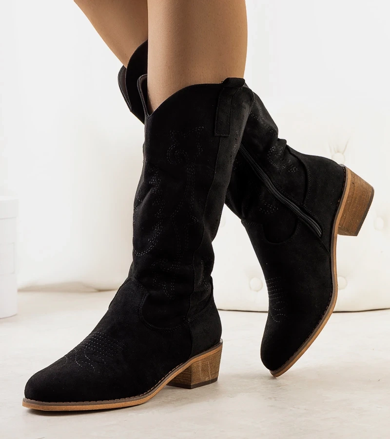 Schwarze Stiefel Gracia