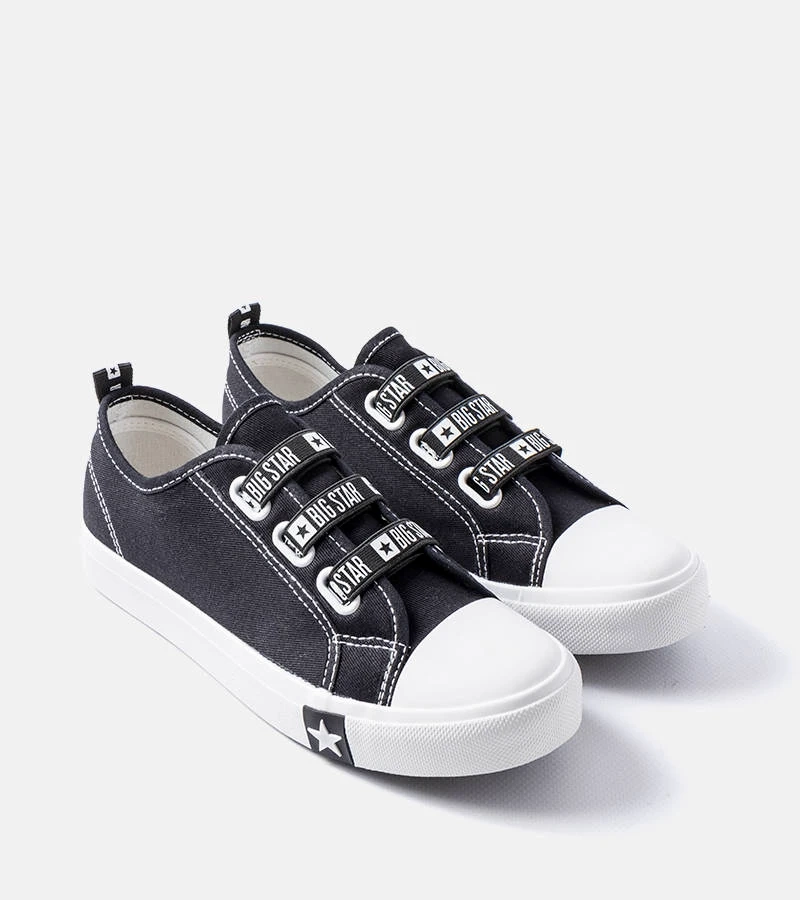 Schwarze Kinder-Sneaker Big Star LL374006