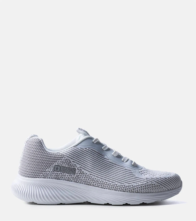Weiß-graue Herren-Sneakers Big Star JJ174286
