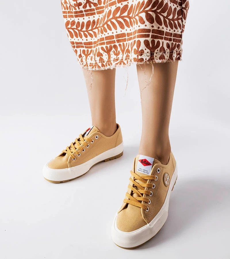 Beige Lee Cooper LCW-23-44-1655L Sneakers