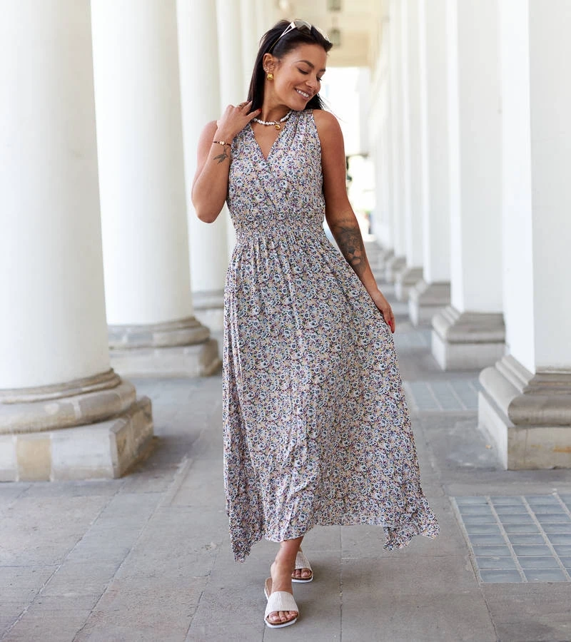 Rosa Blumenkleid von Licciana