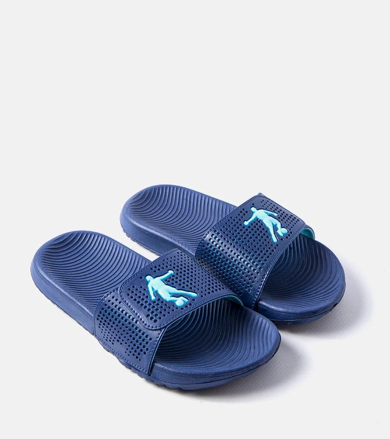 Blaue Gummisandalen Athens