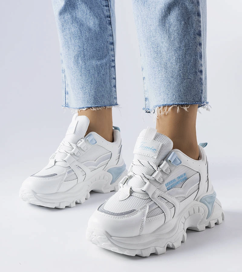 DAMEN LAUFSCHUHE TURNSCHUHE SNEAKER SPORTSCHUHE 9115# WEISS