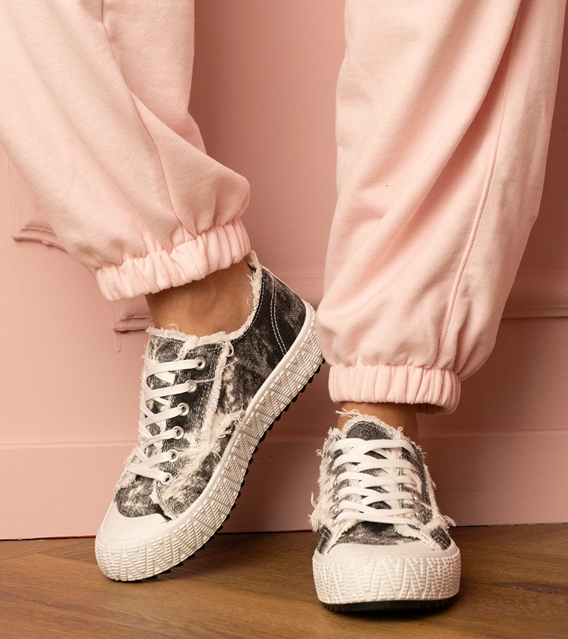 Schwarze Damen-Sneaker Bellina