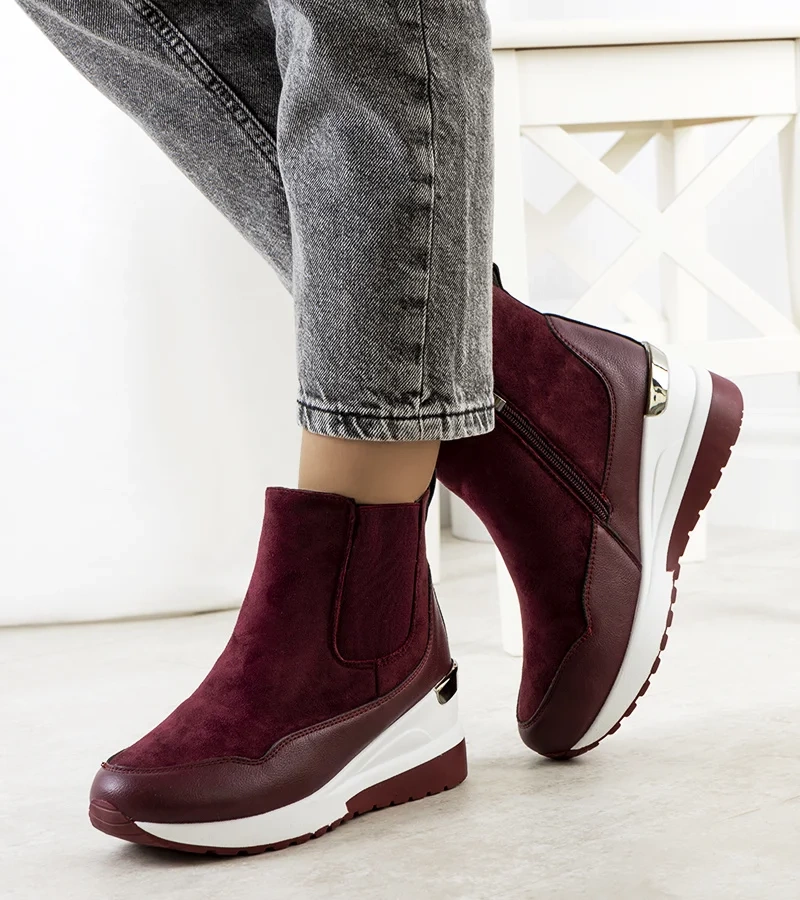 TIMBERKI TRAPPERSCHUHE DAMENSCHUHE DAMEN SCHUHE HALBSCHUHE 851 ROSA/WEISS