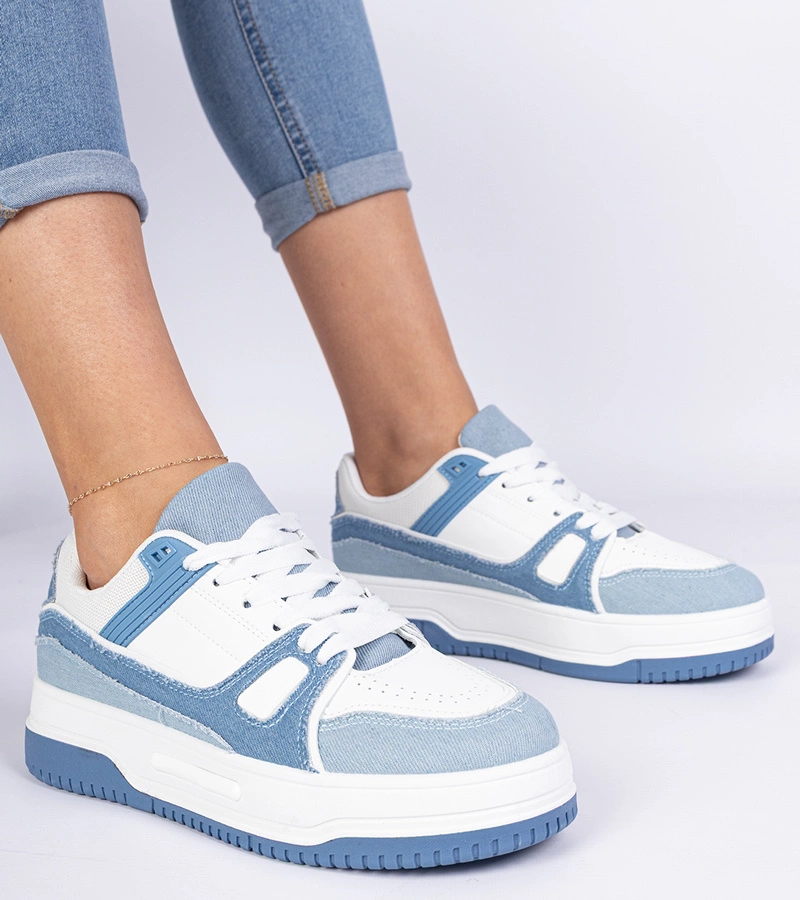 Blaue Damen-Sportsneaker Pretta