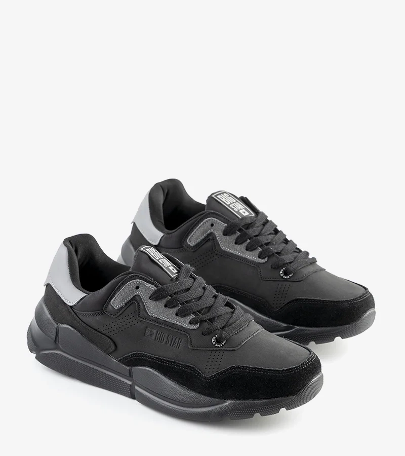 Big Star Schwarze Herren-Sportschuhe Croteau
