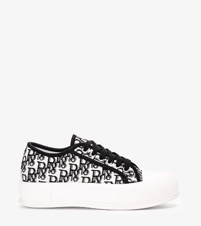 Weiße Plateau-Sneaker von Lalonde