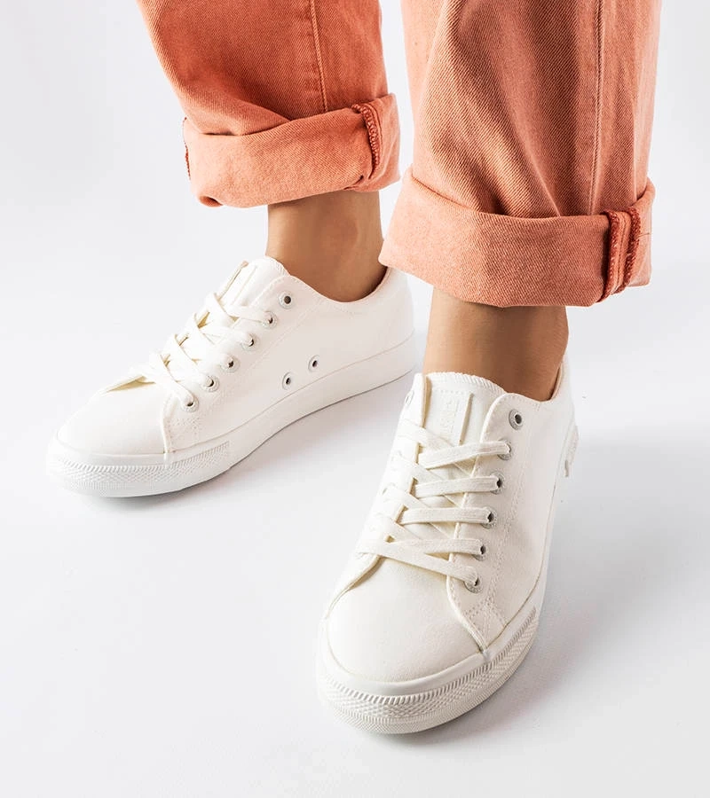 Weiße Turnschuhe Big Star LL274058