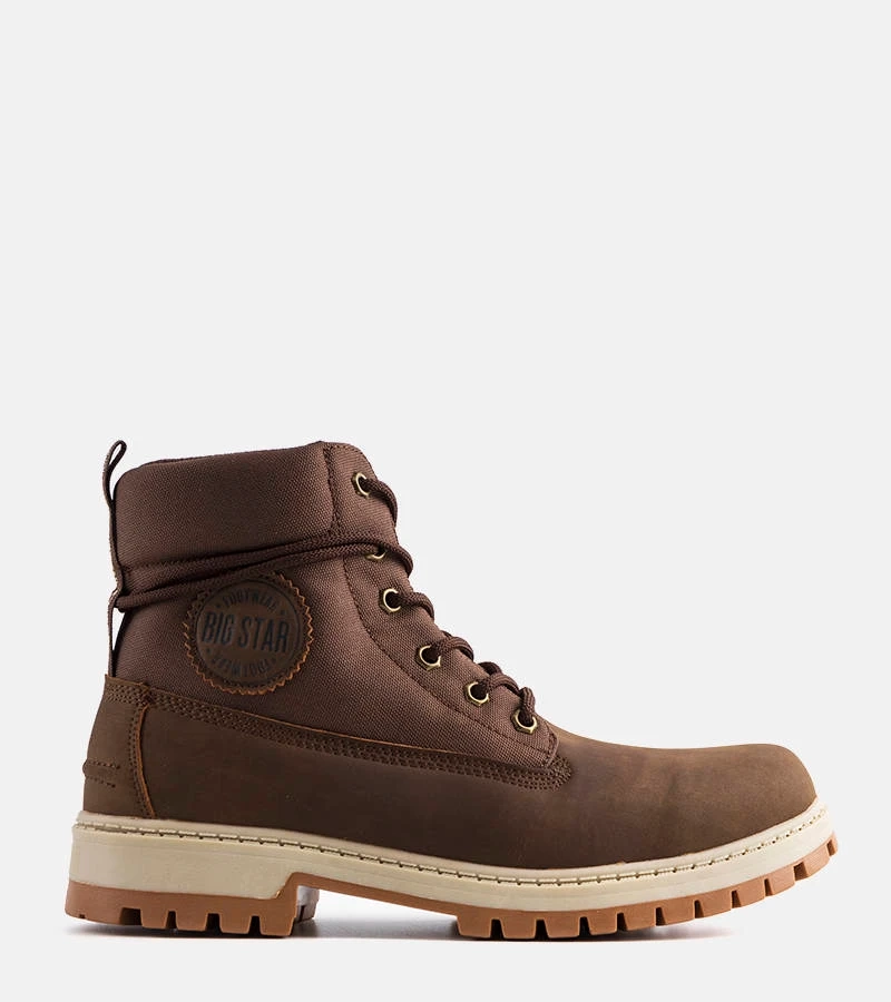 Braune Herren-Trapperstiefel Big Star KK174204-804