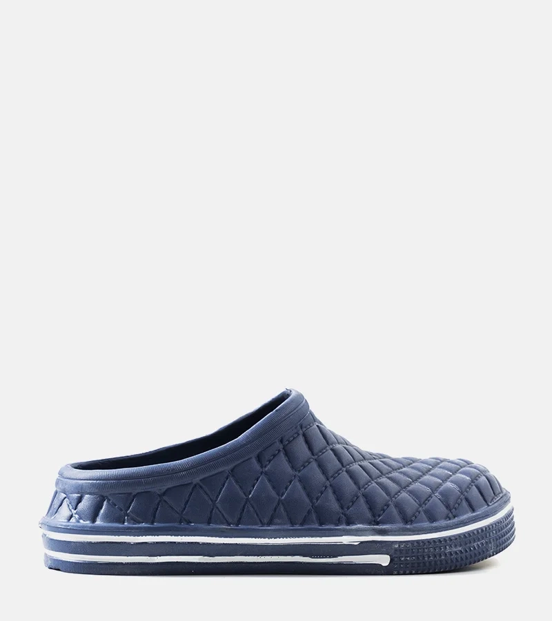 Marineblaue Herren-Clogs im Crocs-Stil von Caltare