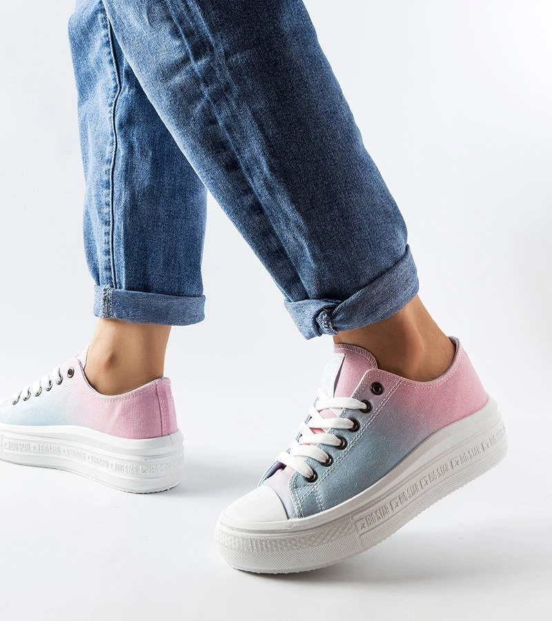 Pink-blau Big Star LL274A187 Turnschuhe