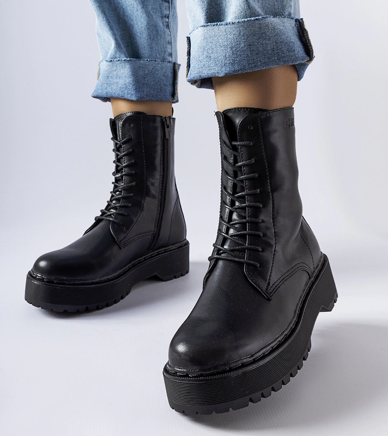 Schwarze Stiefeletten Big Star II274509