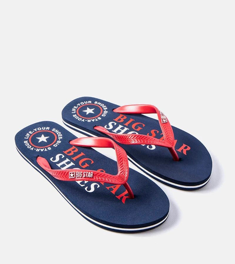 Dunkelblaue Big Star LL174428 Flip-Flops