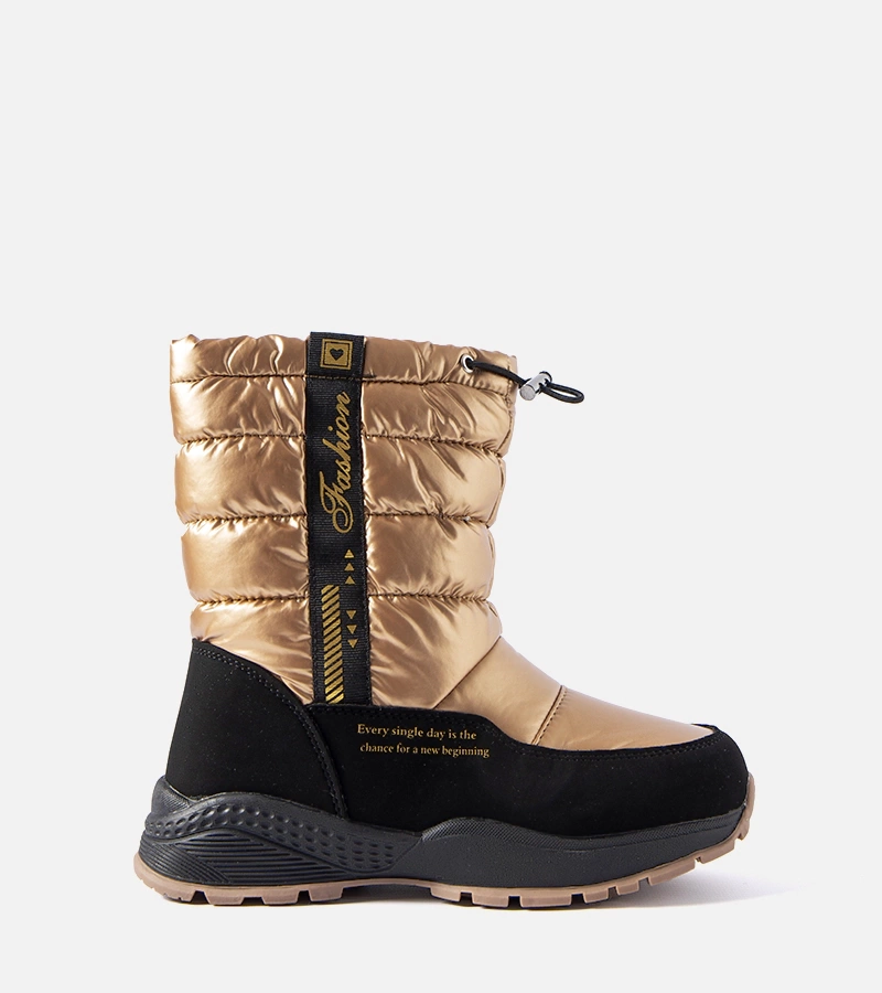 Metallische, isolierte, hohe Schneestiefel Taziano