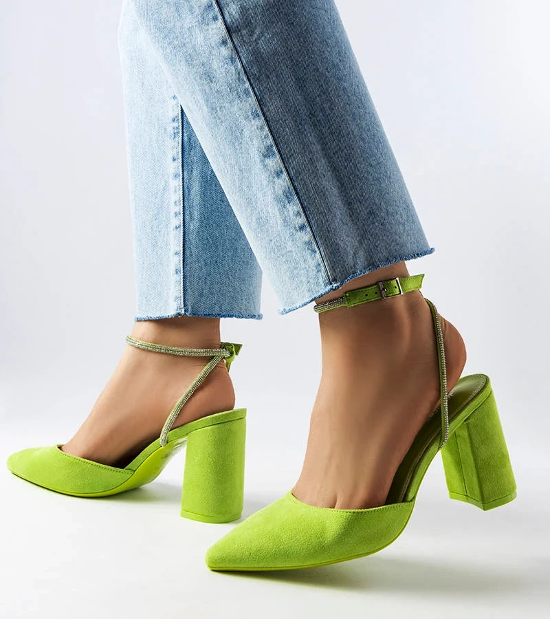 Grüne Pumps mit Absatz von Stella