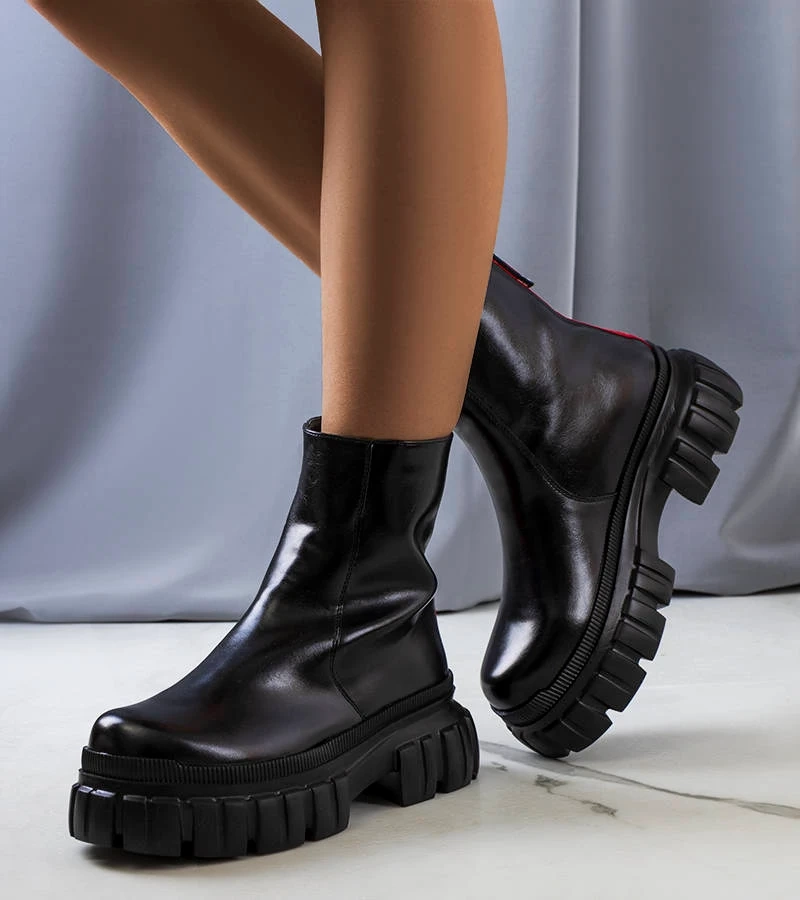 Schwarze Lapillo Stiefeletten