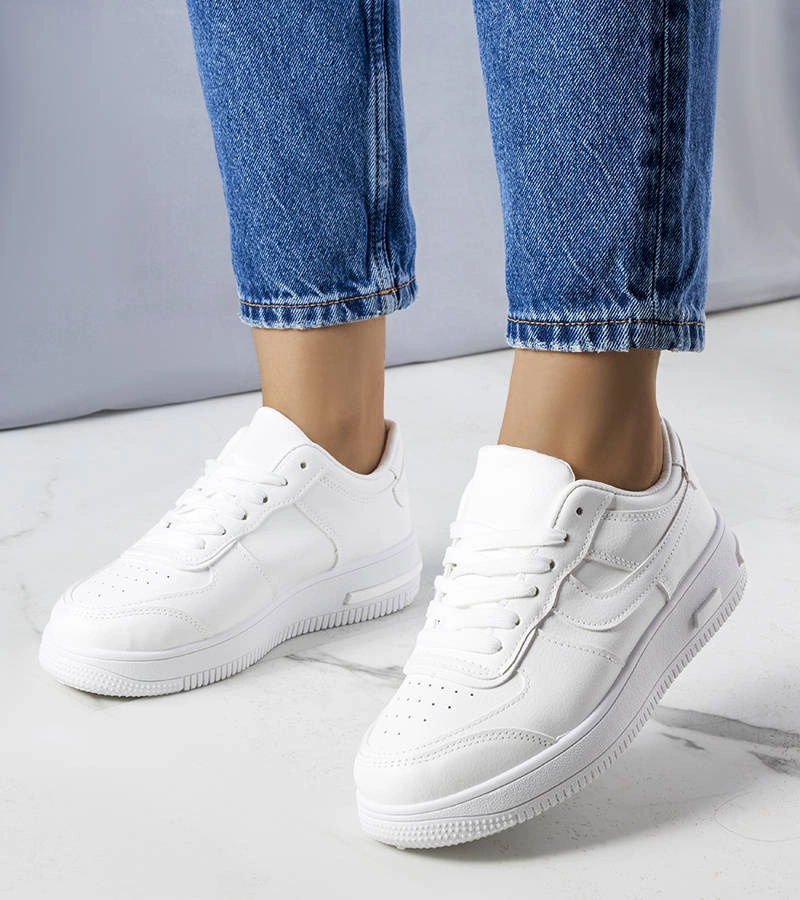 DAMEN LAUFSCHUHE TURNSCHUHE SNEAKER SPORTSCHUHE 9115# WEISS