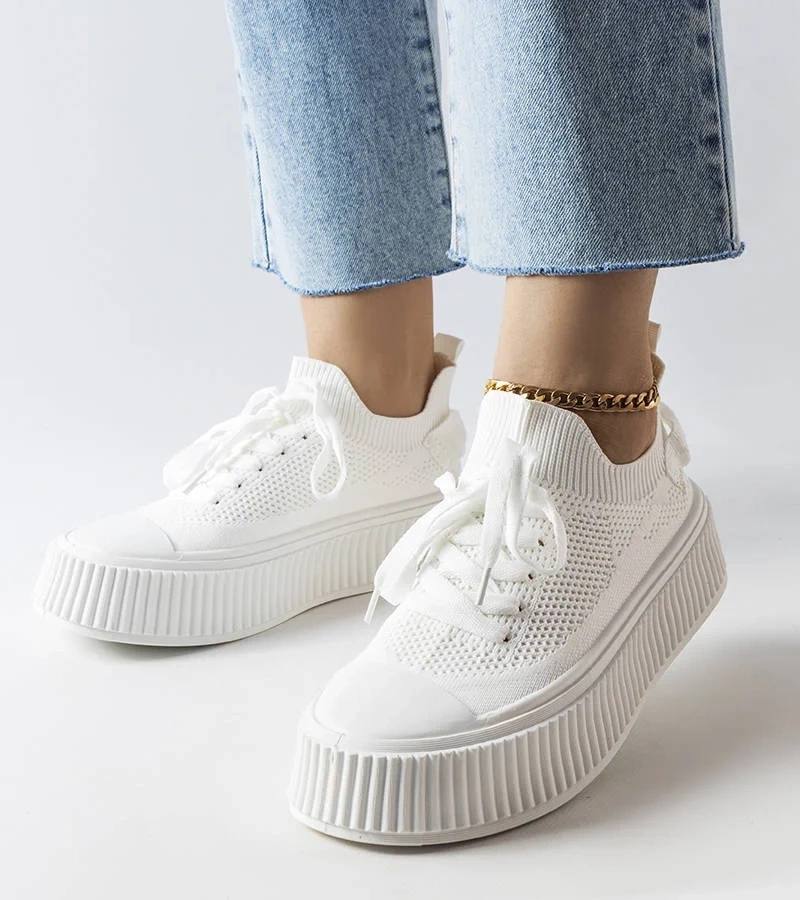 DAMEN LAUFSCHUHE TURNSCHUHE SNEAKER SPORTSCHUHE 9115# WEISS