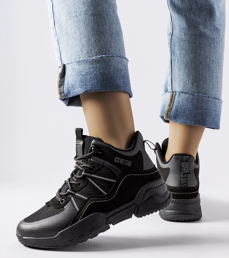 Schwarze Big Star KK274218 Stiefel