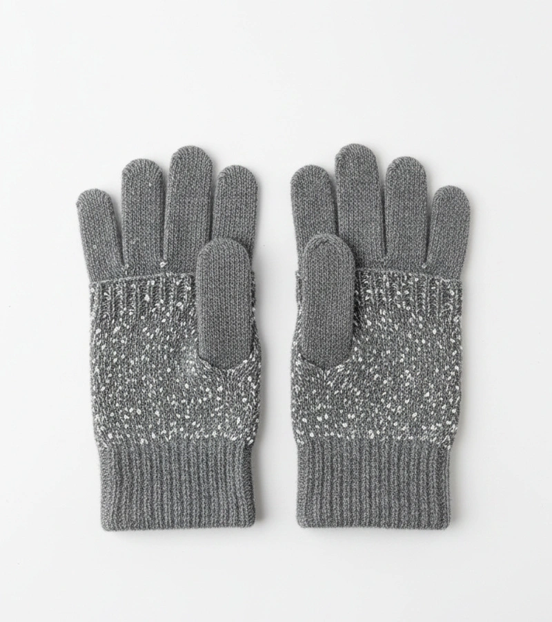 Graue Dakota Fäustlinge Handschuhe