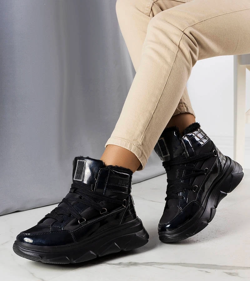 Schwarze Schneestiefel Big Star II274311