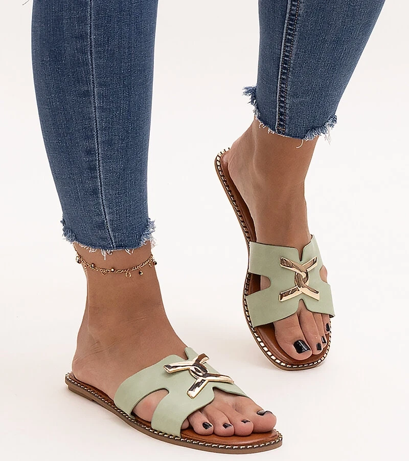 Grüne Klappen mit Clip von Razanna