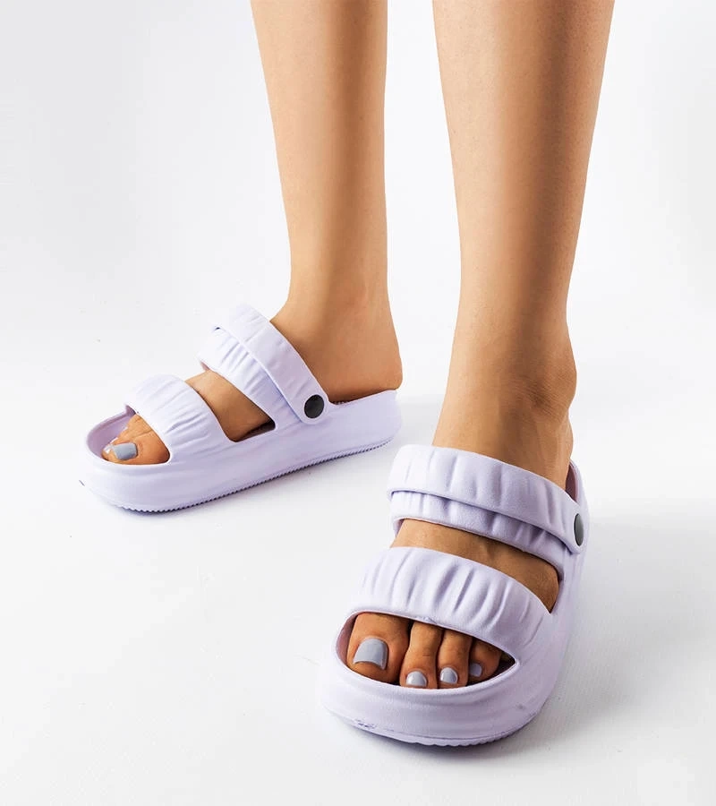 Lila Schaumstoff-Flip-Flops Griffin