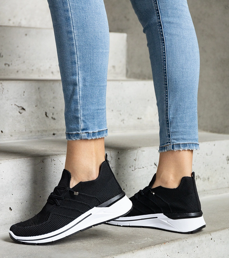 Schwarze Gaberla Slip-On Sneaker