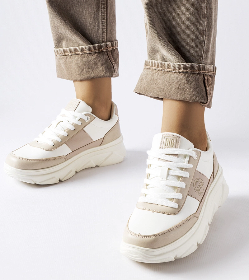 DAMEN LAUFSCHUHE TURNSCHUHE SNEAKER SPORTSCHUHE 9115# WEISS