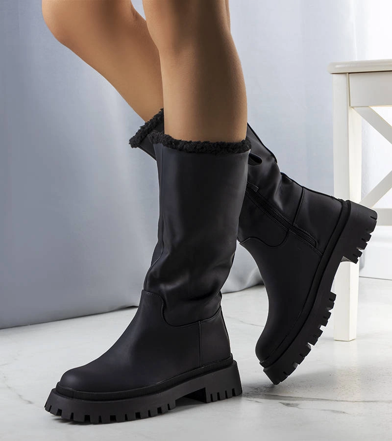 WILDLEDER DAMENSCHUHE SCHUHE STIEFEL STIEFELETTEN HALBSCHUHE A5580 SCHWARZ