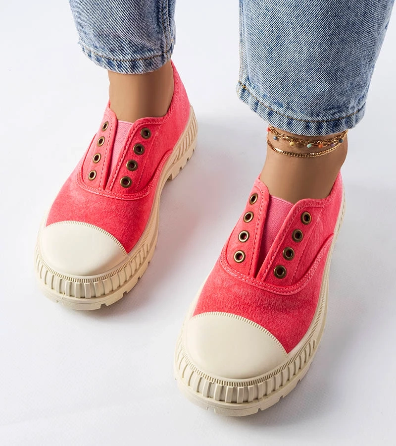 TIMBERKI TRAPPERSCHUHE  DAMENSCHUHE DAMEN SCHUHE HALBSCHUHE 851 ROSA/WEISS