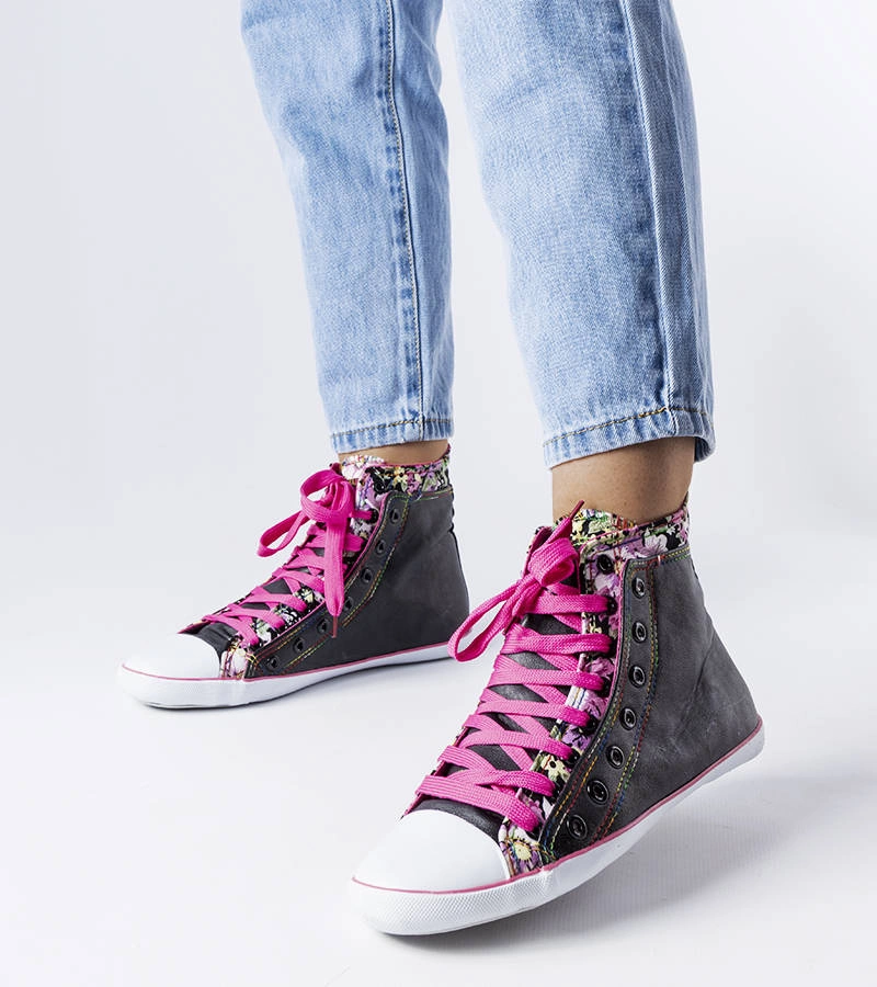 TIMBERKI TRAPPERSCHUHE DAMENSCHUHE DAMEN SCHUHE HALBSCHUHE 851 ROSA/WEISS